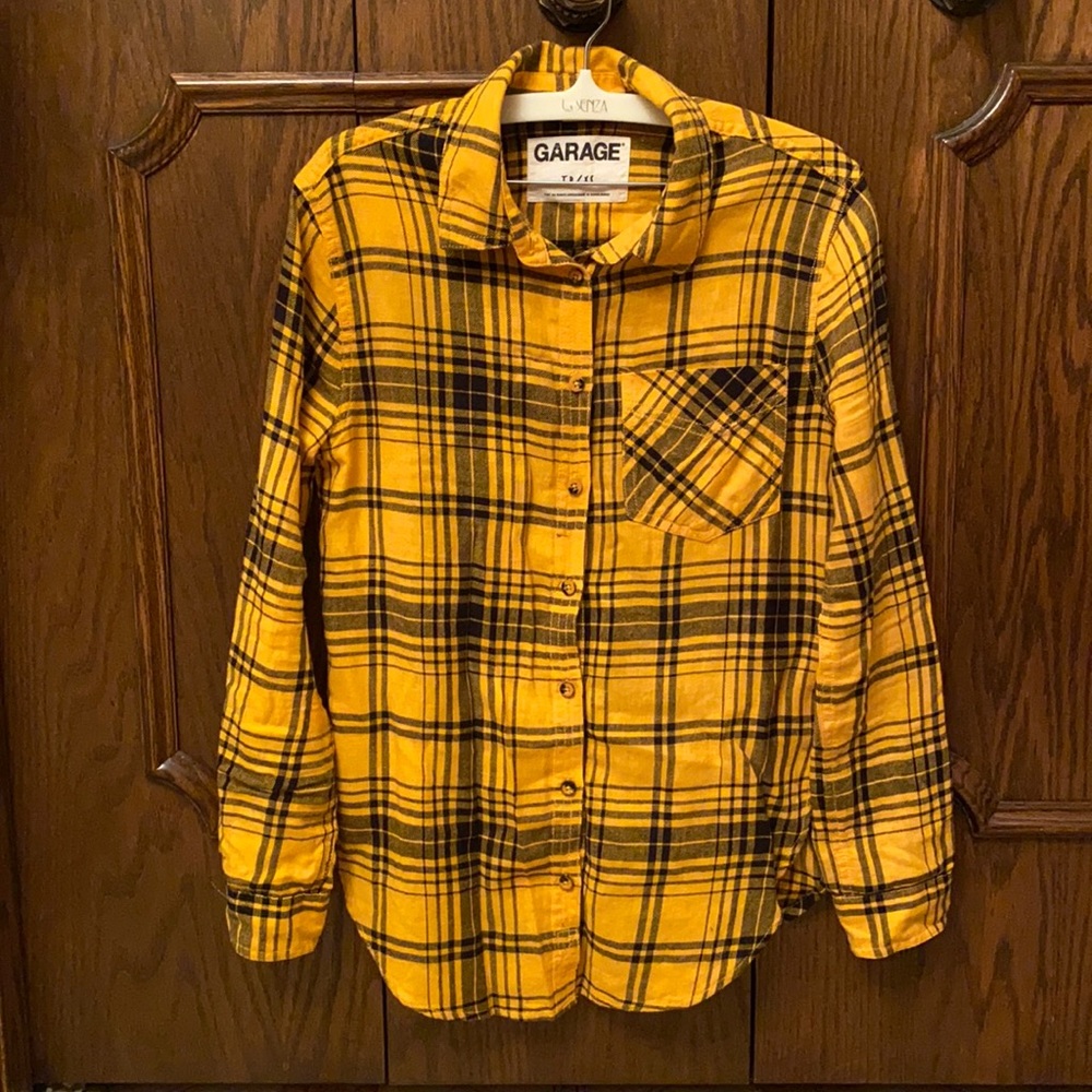 Cool plaid flannel shirt size xs